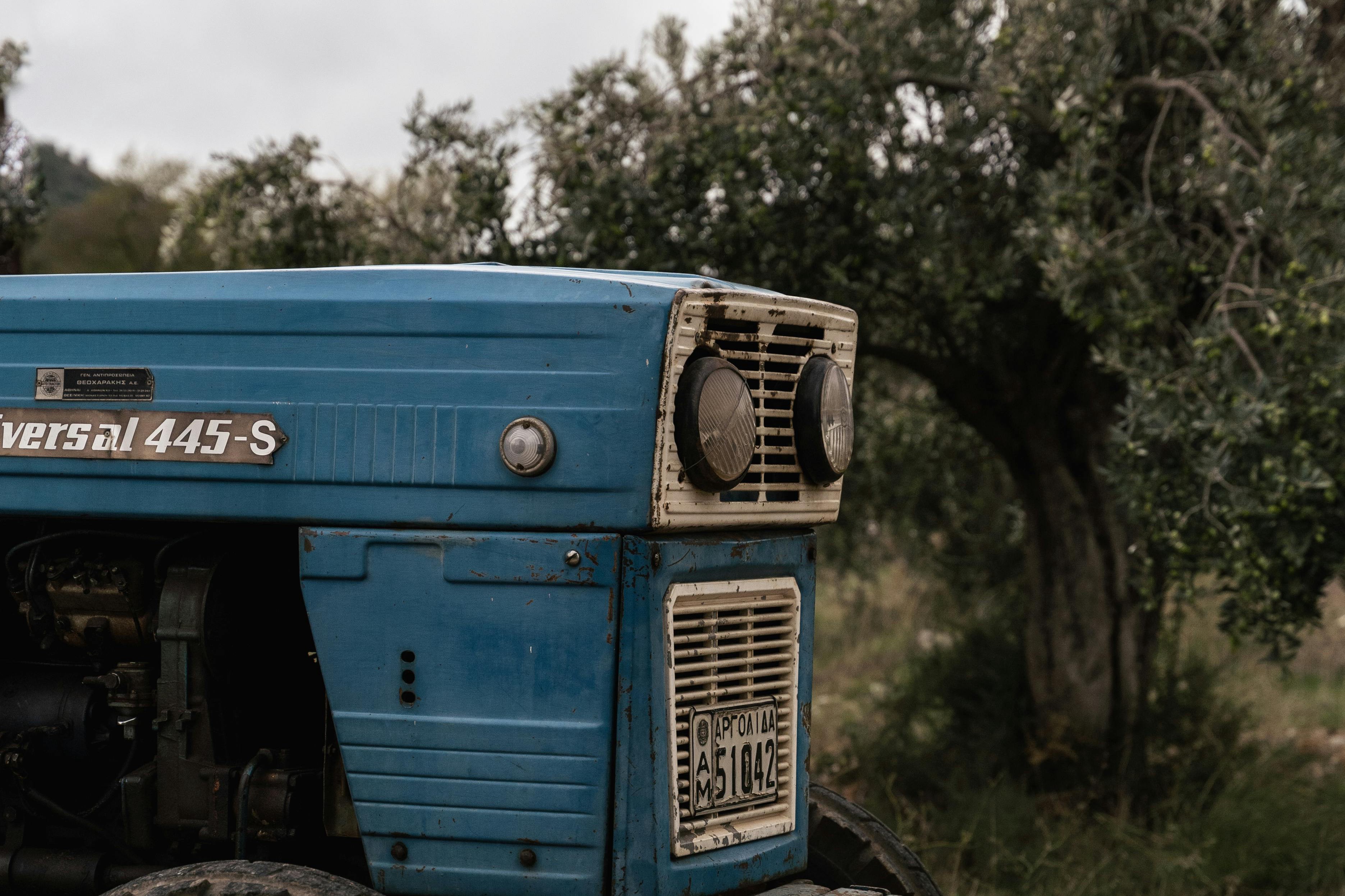 vintage tractor old farm equipment